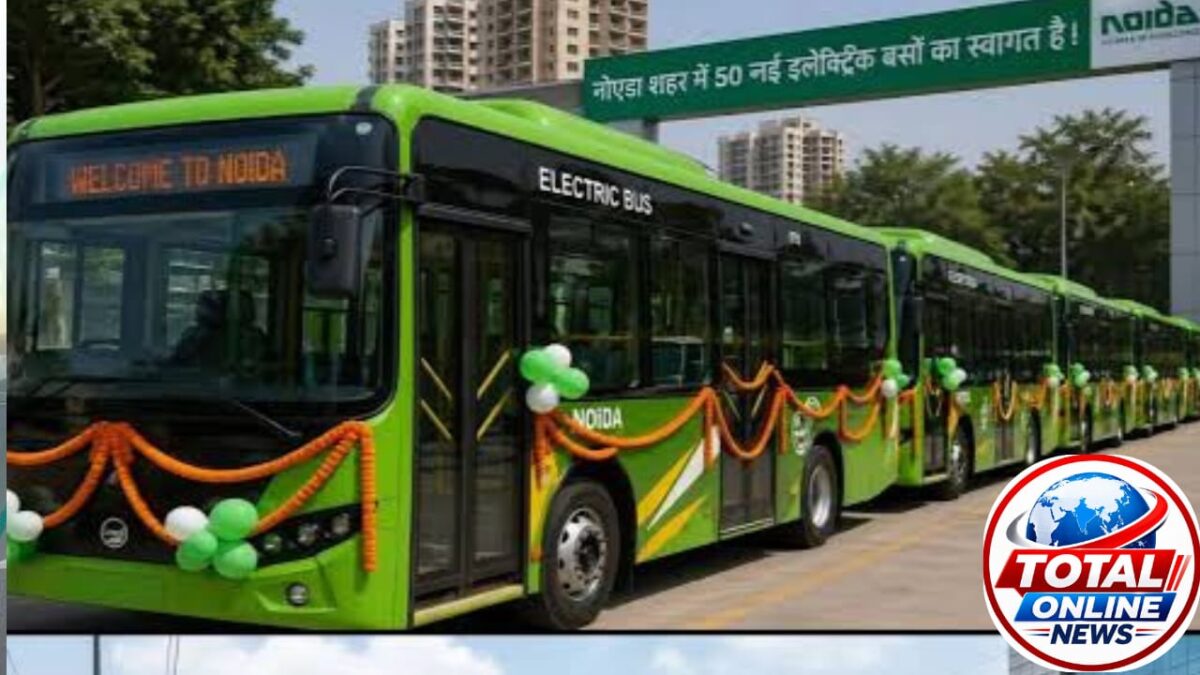 नोएडा में ई-बसों से सफर: 4 रूटों पर बनेंगे 78 नए बस स्टैंड